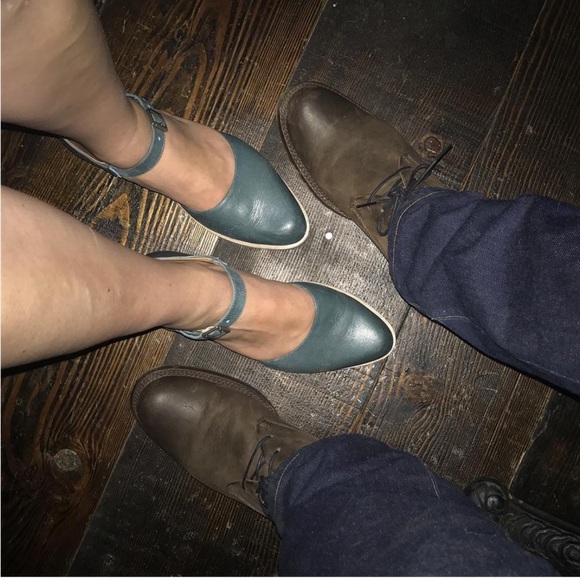 John Fluevog Shoes - FLUEVOG Anna Maria Mary Jane ankle strap flats